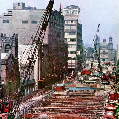 Construcción Metro 1970